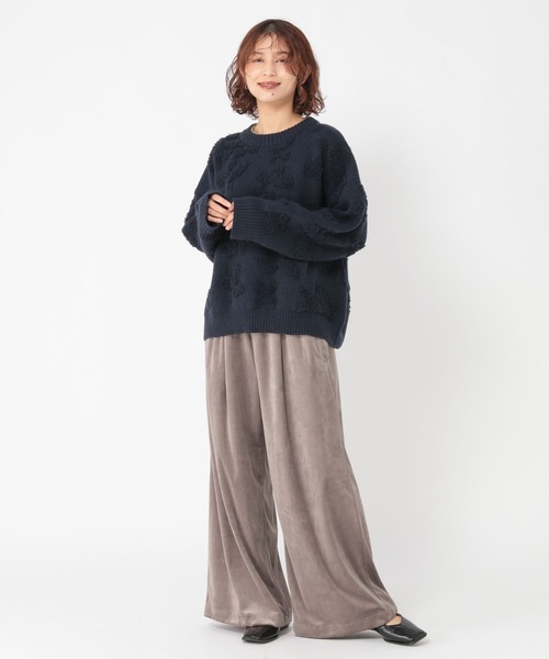 studio CLIP（スタディオクリップ） パンツ カットベロアイージー