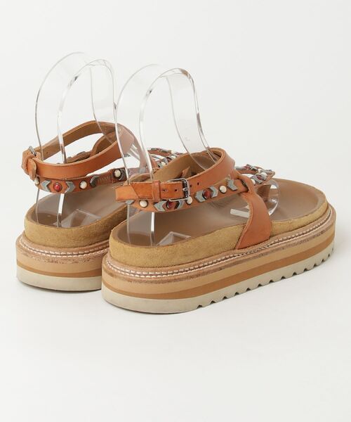 「ISABEL MARANT」 フラットサンダル 36 ベージュ レディース_画像2