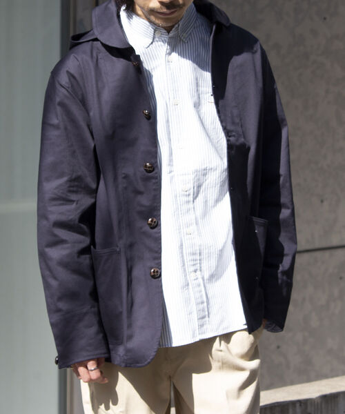 「GLOSTER」 マウンテンパーカー S ネイビー メンズ_画像5