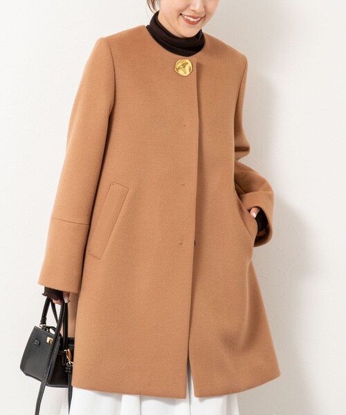 ノーカラーコートノリリ様 撥水加工＆さらなる軽量化で進化を遂げたN.O.R.C by the lineのウール