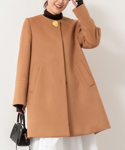 ノーカラーコートノリリ様 撥水加工＆さらなる軽量化で進化を遂げたN.O.R.C by the lineのウール