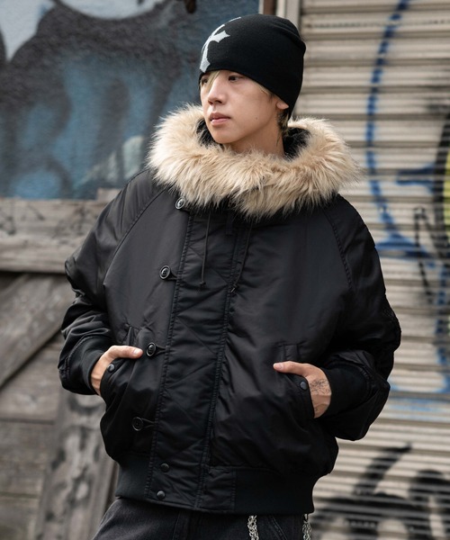 【入手困難】【Sサイズ】【N-2B】【人気ブラック】【アルファ】 N-2B SHORT WAIST PARKA ｜アルファ インダストリーズ