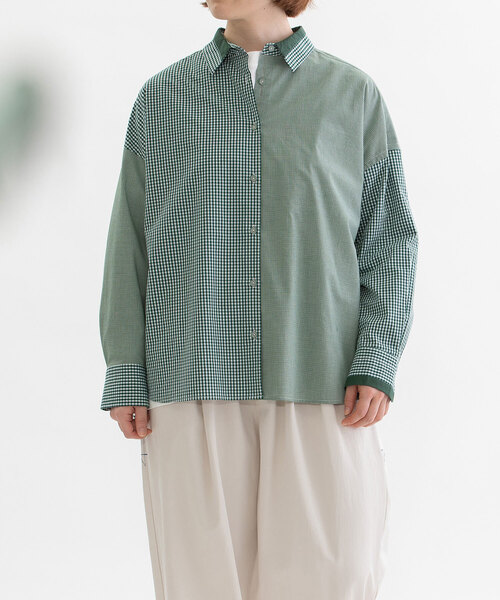 nop de nod（ノップドゥノッド） ブラウス シャツ miscオーバーサイズ