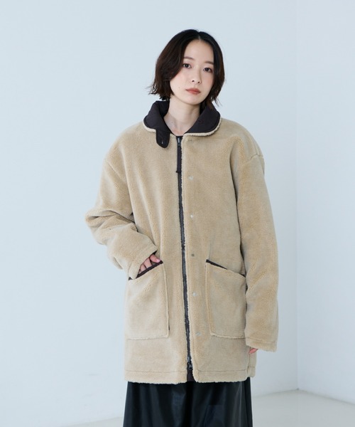 TAIONタイオン キルティングボア ミリタリーリバーシブル ダウンジャケットM TAION（タイオン） ダウンコート ダウンジャケット 「TAION