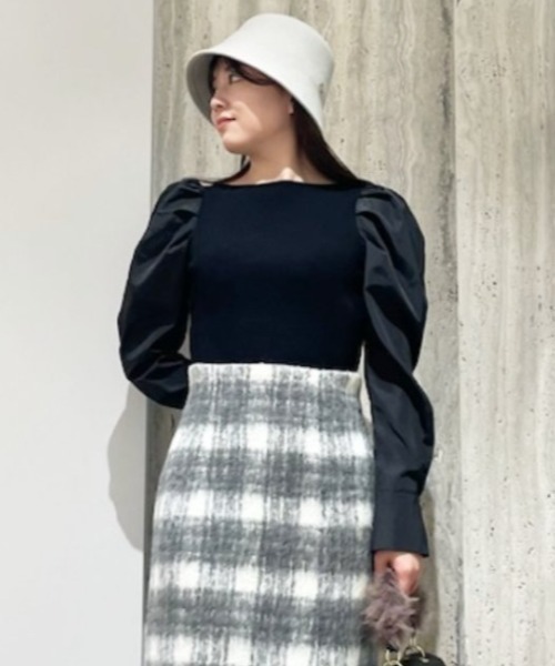 「CELFORD」 長袖ニット 38 ホワイト レディース_画像2