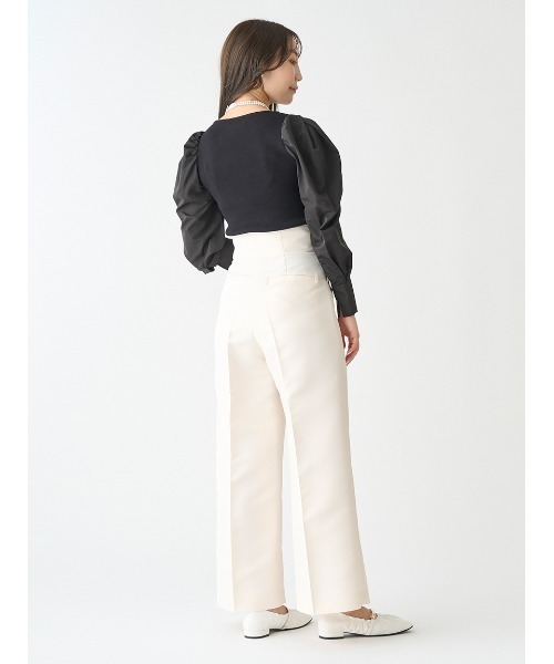 「CELFORD」 長袖ニット 38 ホワイト レディース_画像4