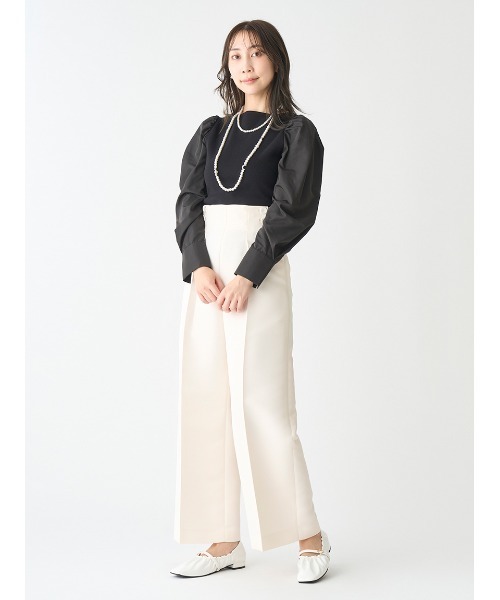 「CELFORD」 長袖ニット 38 ホワイト レディース_画像5