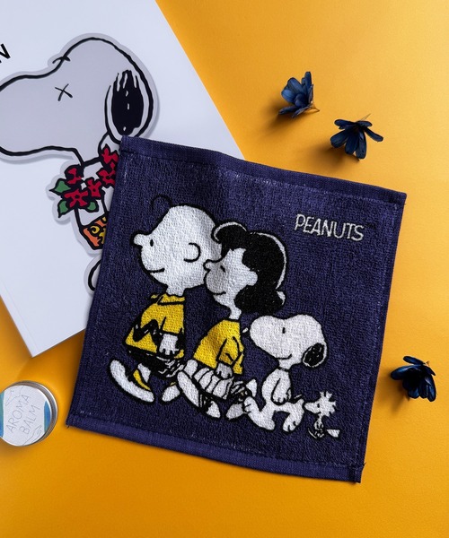 PEANUTS ハンカチ 10C5 「PEANUTS」スヌーピー ハンカチタオル