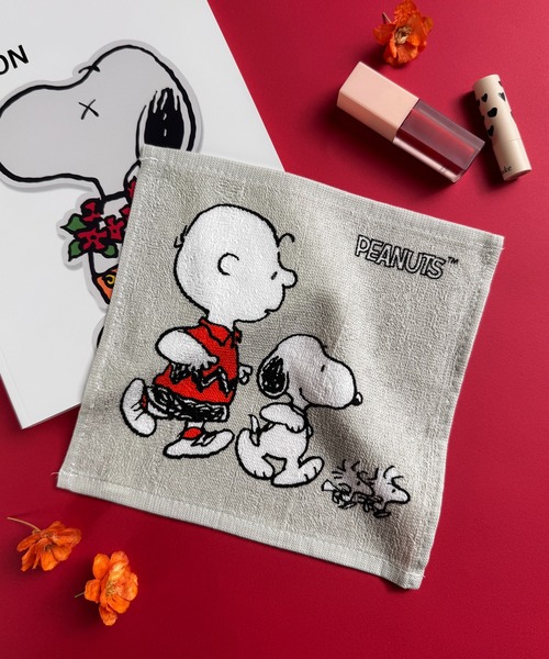PEANUTS ハンカチ 10C5 「PEANUTS」スヌーピー ハンカチタオル