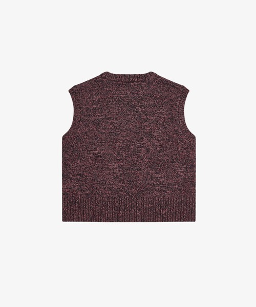 FRED PERRY（フレッドペリー） ベスト ジレ Twisted Marl Knitted Vest