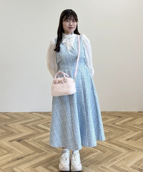 Maison de FLEUR（メゾンドフルール） ハンドバッグ フェイクファー