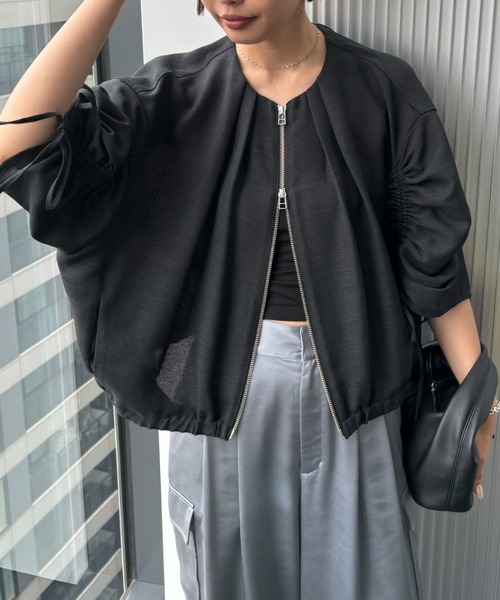 「A part by」 ブルゾン FREE グレー系その他 レディース_画像3