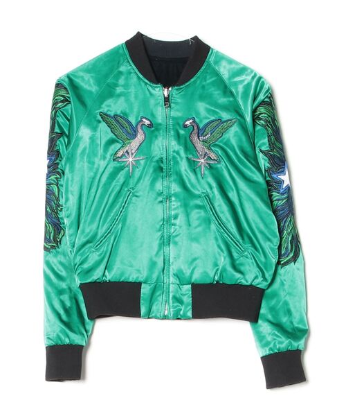 DIESEL（ディーゼル） スカジャン X-SMALL グリーン レディース