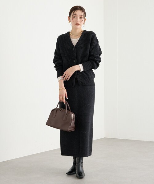 RIVE DROITE（リヴドロワ） カーディガン 「キャッチーな素材感