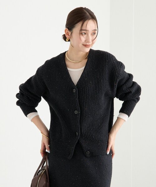 RIVE DROITE（リヴドロワ） カーディガン 「キャッチーな素材感