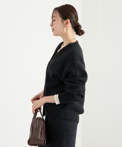 RIVE DROITE（リヴドロワ） カーディガン 「キャッチーな素材感