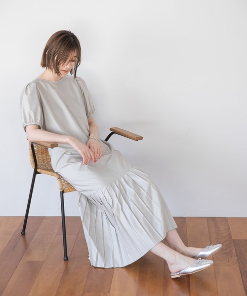 「A part by」 半袖ワンピース FREE ブルー系その他4 レディース_画像3