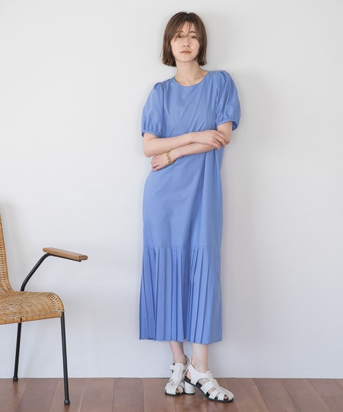 「A part by」 半袖ワンピース FREE ブルー系その他4 レディース_画像9