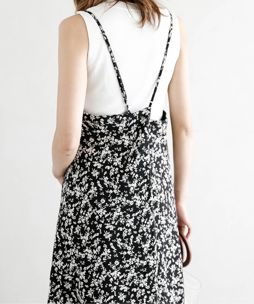 「La-gemme」 キャミソールワンピース C ブラック レディース_画像5