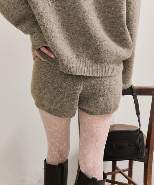 mystic（ミスティック） パンツ プレート付きニットパンツ レディース