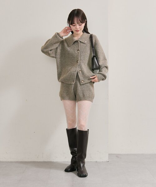 mystic（ミスティック） パンツ プレート付きニットパンツ レディース