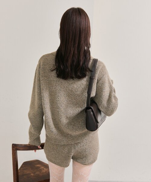 mystic（ミスティック） パンツ プレート付きニットパンツ レディース