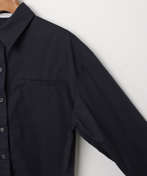 「evernavy」 長袖シャツ M ネイビー レディース_画像5