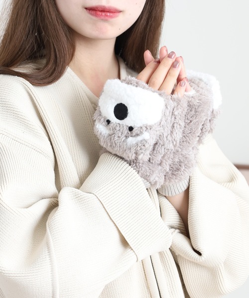 FUNALIVE（ファンアライブ） 手袋 アニマルフェイス アームフード