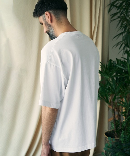 「UNFIL」 半袖Tシャツ 4 アイボリー メンズ_画像2