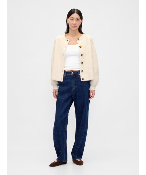 GAP（ギャップ） カーディガン ふわもこ シェーカーステッチ