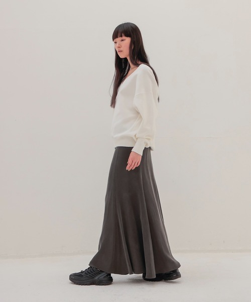 DRESSLAVE（ドレスレイブ） スカート cupro panel flare skirt