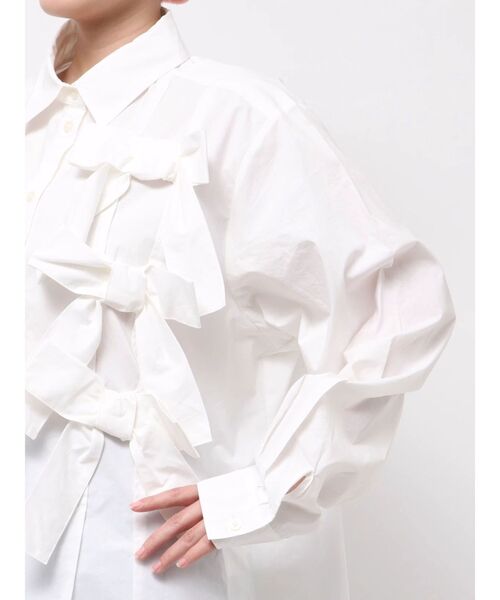 merry jenny（メリージェニー） ブラウス シャツ bon bon ribbon shirt 