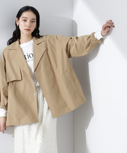NANO universe（ナノ・ユニバース） ジャケット FREE ベージュ