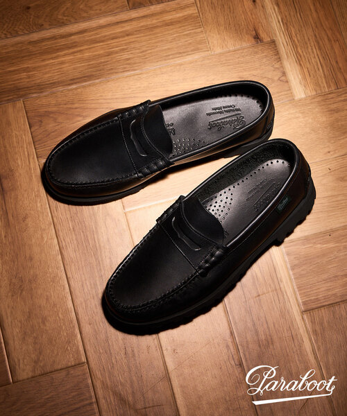 Paraboot（パラブーツ） ローファー 70 ブラック メンズ : ZOZOTOWN