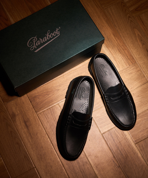 Paraboot（パラブーツ） ローファー 70 ブラック メンズ : ZOZOTOWN