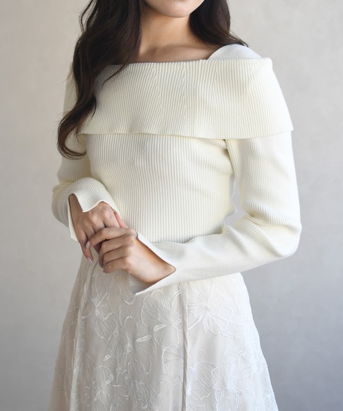 MISCH MASCH（ミッシュマッシュ） ニット セーター WEB限定 オフショル