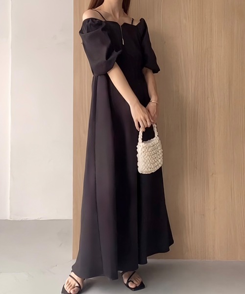 「FILLOU」 半袖ワンピース MEDIUM ホワイト レディース_画像6