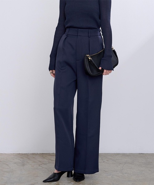 「ur's」 パンツ - チャコール レディース_画像9