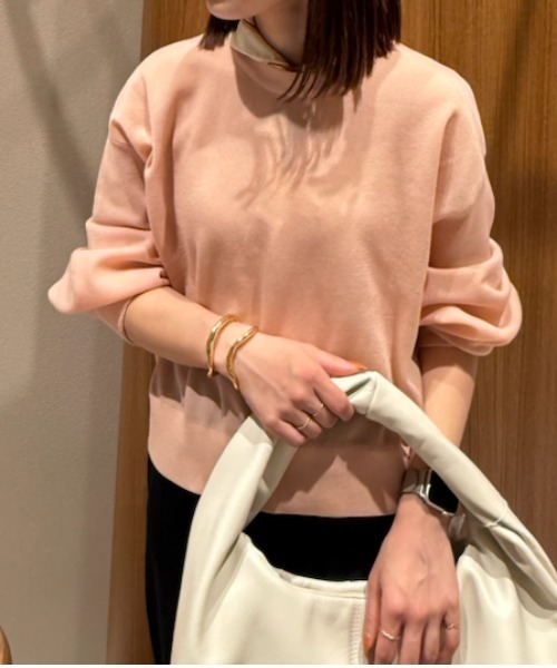 r4373 ミラオーウェン Mila Owen 長袖ニット Mila Owen（ミラオーウェン） 長袖ニット FREE ピンク レディース