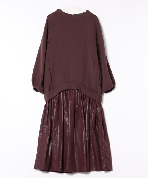 「ELENDEEK」 ドッキングワンピース 01 グレー レディース_画像2