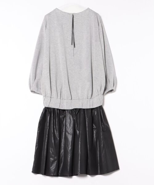 「ELENDEEK」 ドッキングワンピース 01 グレー レディース_画像3