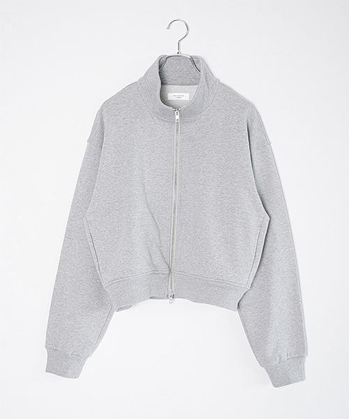 SOLAMONAT LARME(ソラモナラーム) スウェットブルゾン SOLAMONAT LARME（ソラモナラーム） tシャツ 裏毛スウェットブルゾン