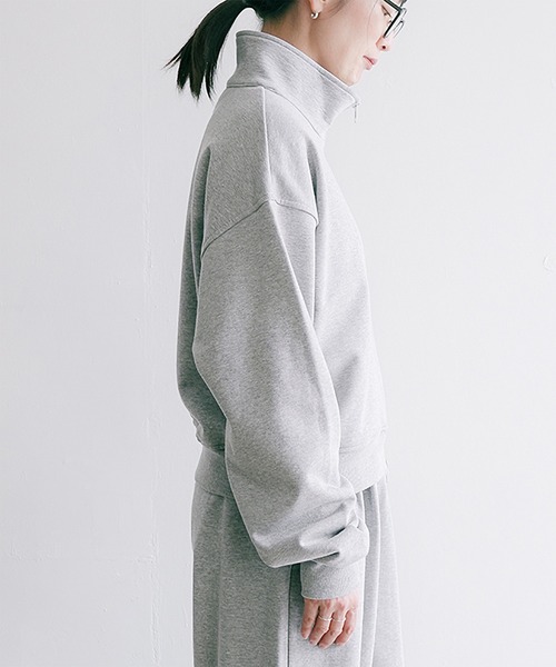 SOLAMONAT LARME（ソラモナラーム） tシャツ 裏毛スウェットブルゾン