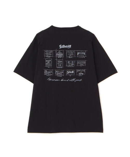 「schott」 半袖Tシャツ L ホワイト メンズ_画像7