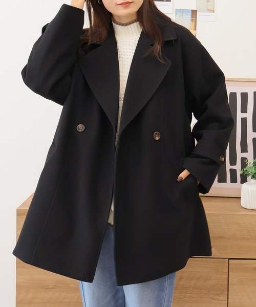 「Social GIRL」 チェスターコート M ベージュ系その他 レディース_画像3