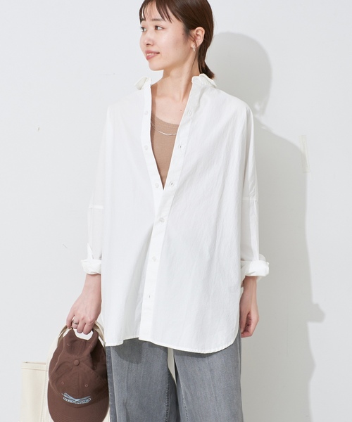 SLOBE IENA（スローブイエナ） 長袖シャツ FREE ブルー レディース