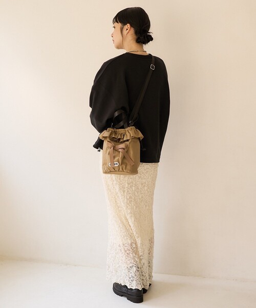 「FREAK'S STORE」 2WAYバッグ ONE SIZE ブラック レディース_画像4