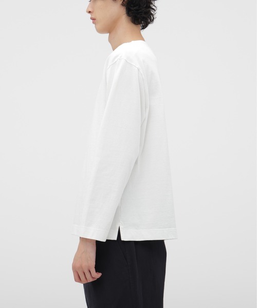 MHL.（エムエイチエル） tシャツ DRY COTTON JERSEY TOP メンズ