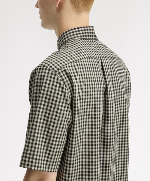 FRED PERRY（フレッドペリー） シャツ Gingham Short Sleeve Shirt