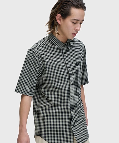 FRED PERRY（フレッドペリー） シャツ Gingham Short Sleeve Shirt
